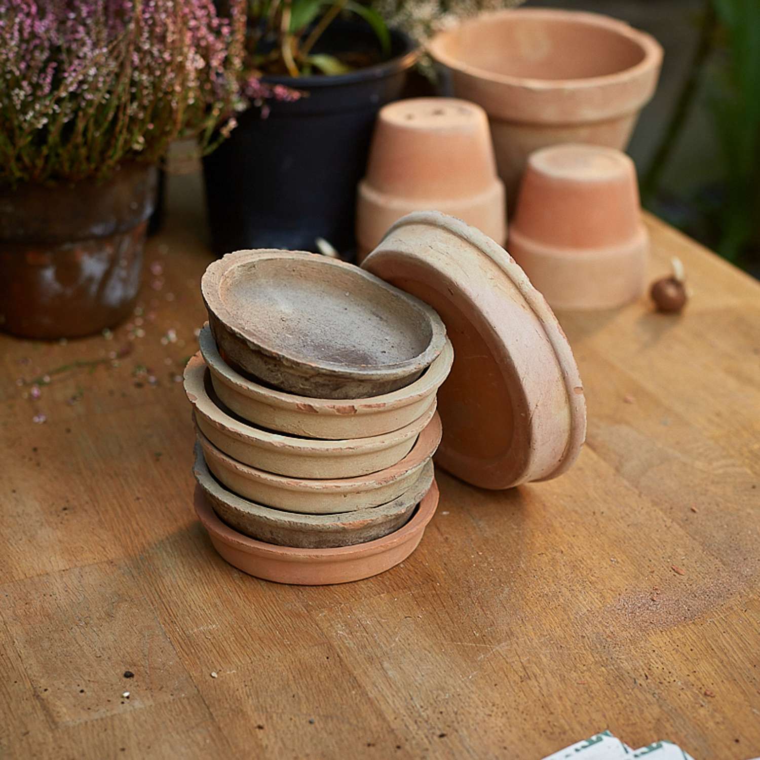 Terracotta underskål Ø: 11 cm